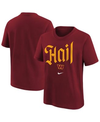 Boys' and Girls' Washington Commanders Hail Crewneck Graphic Standard-Fit T-Shirt