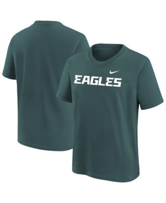 Boys' and Girls' 4-16 Philadelphia Eagles Wordmark Screen-Print Graphics T-Shirt