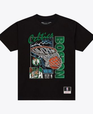 Men's Black Boston Celtics Lightning Swish T-Shirt