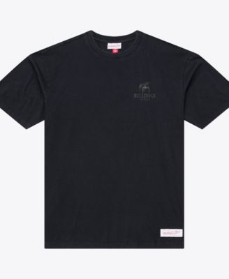 Men's Black Georgia Bulldogs Monochrome Icon T-Shirt