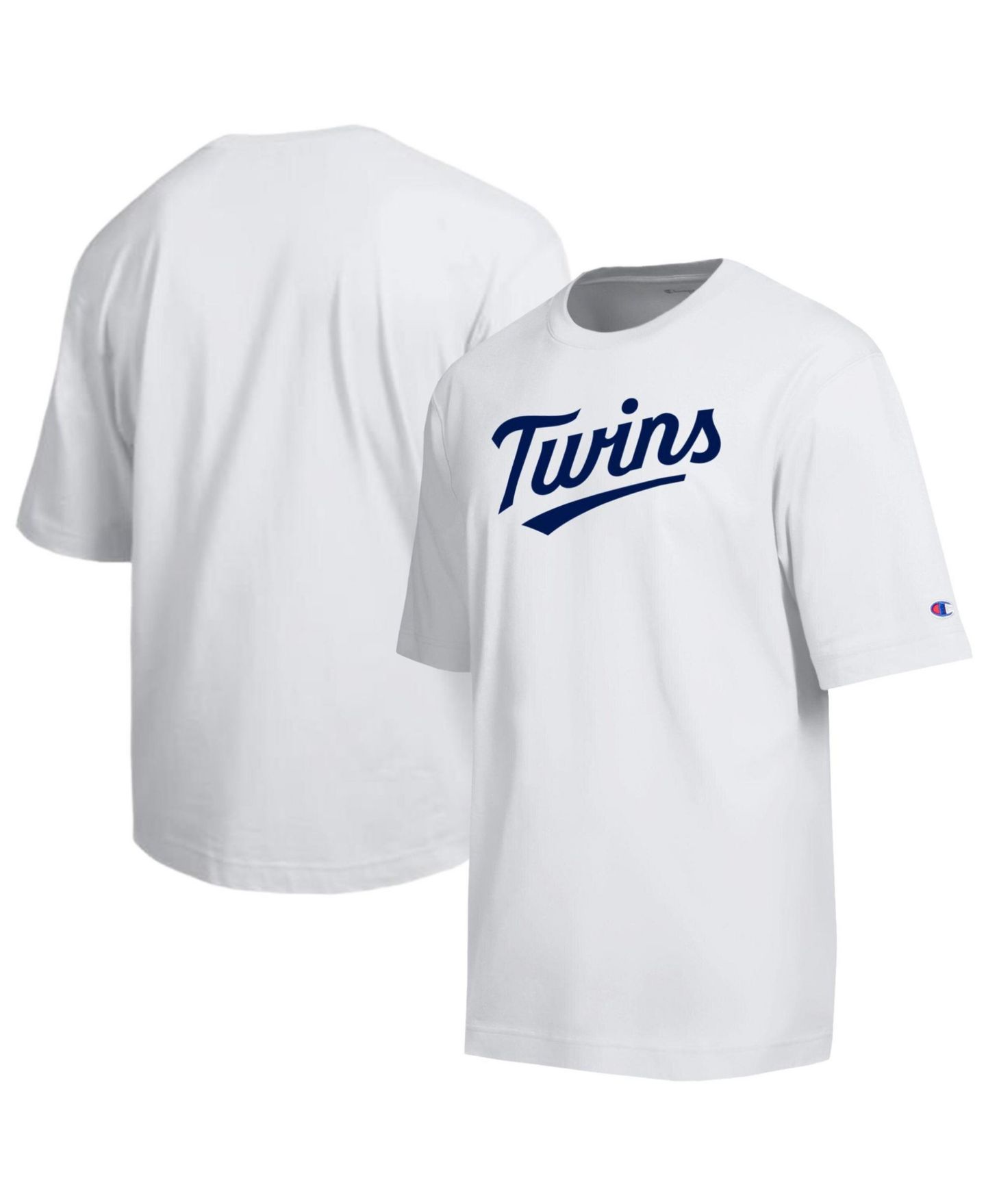 Мужская футболка Champion Minnesota Twins All Star Arched Chenille Wordmark Relaxed-Fit — фото 1