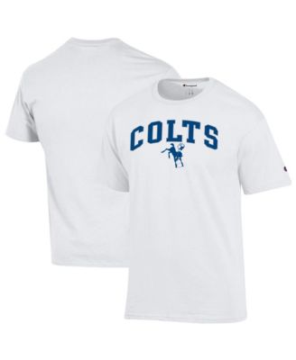 Men's White Indianapolis Colts Arch Over Logo T-Shirt