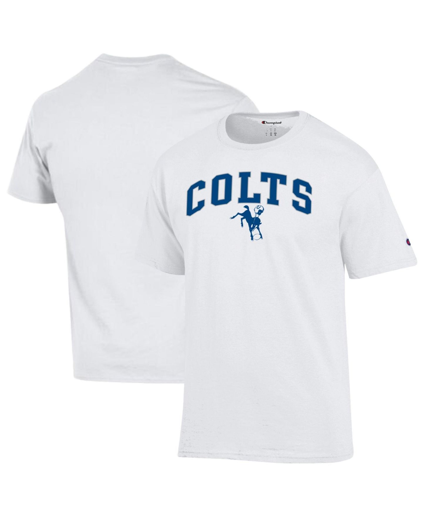 Мужская футболка Champion White Indianapolis Colts Arch Over Logo — фото 1