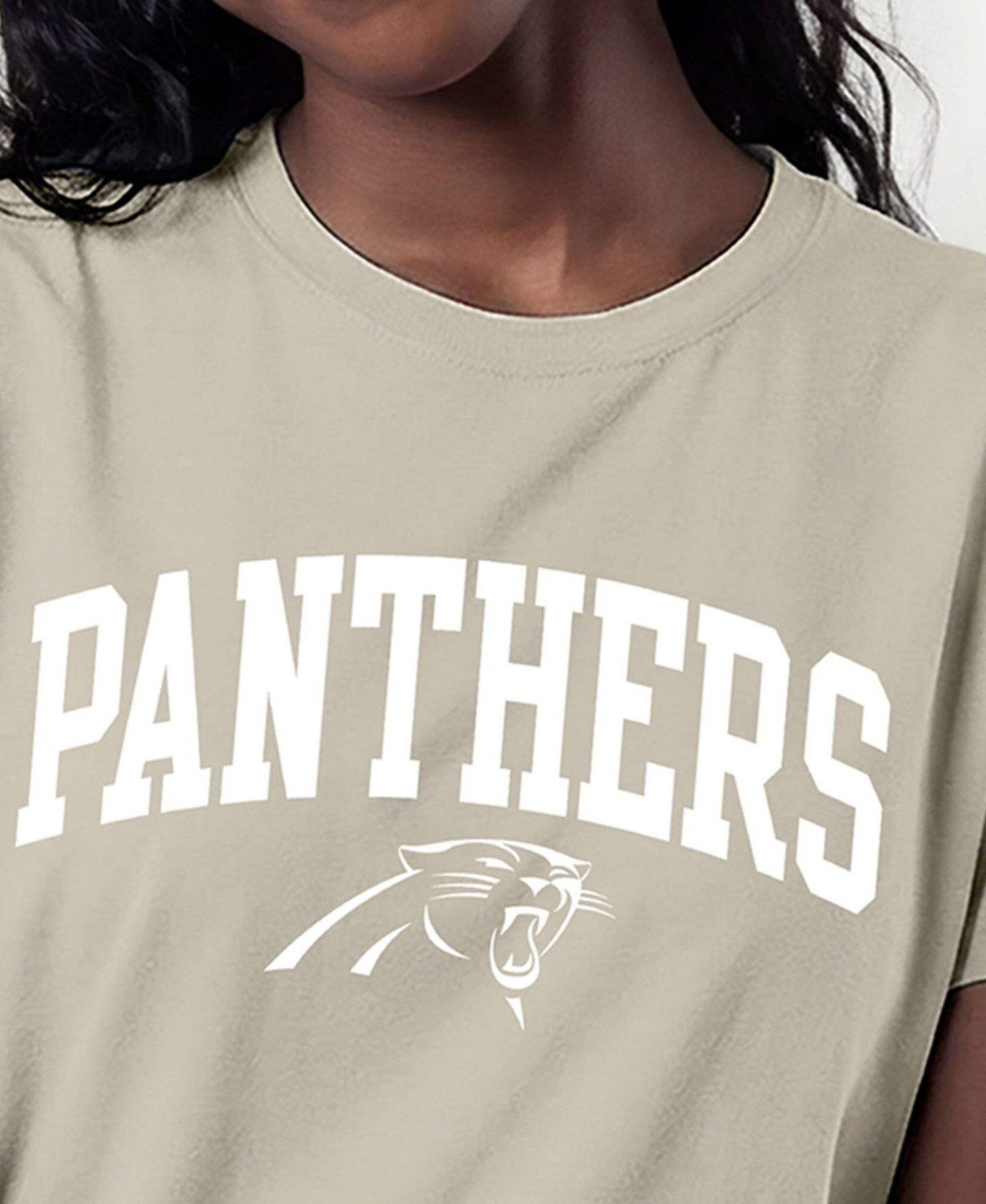 Женская футболка Champion Carolina Panthers Cocoa Butter Screen Print Graphics — фото 2