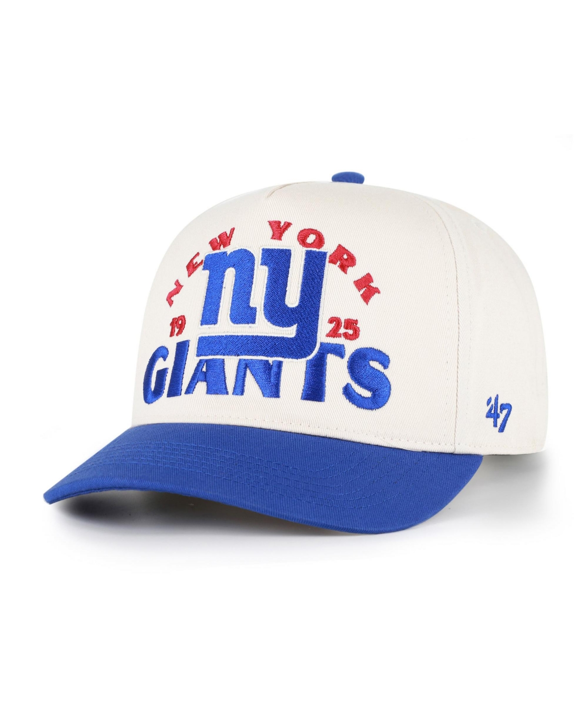 '47 Brand New York Giants Retro Five-Panel Arcitext Hitch Baseball Cap - Natural