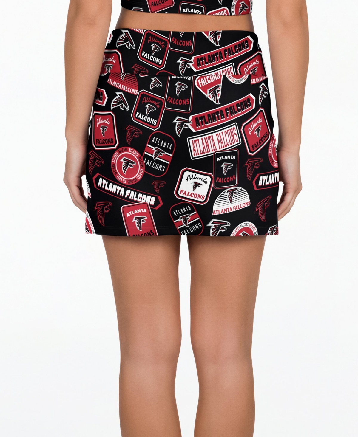 Concepts Sport Women's Black Atlanta Falcons Grady Sleep Skort