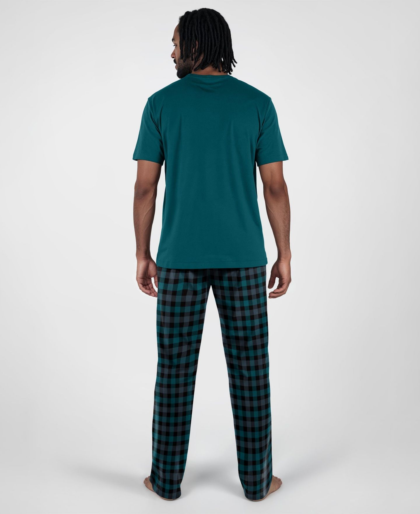 Мужская пижама Concepts Sport Philadelphia Eagles Highland в клетку: комплекты и брюки — фото 2
