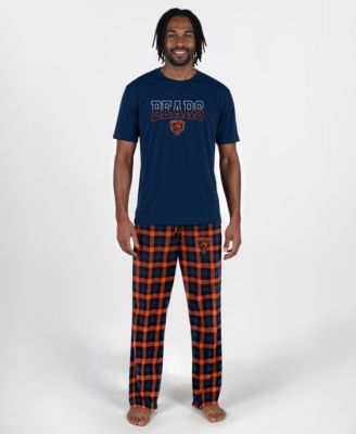 Men's Navy Chicago Bears Highland Sleep Set