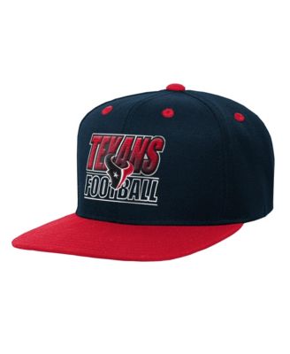 Big Boys and Girls Houston Texans Snapback Low-Crown Flat-Bill Cap