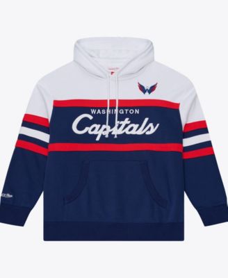 Men's Washington Capitals Head Coach Tackle Twill-Embroidered Hoodie