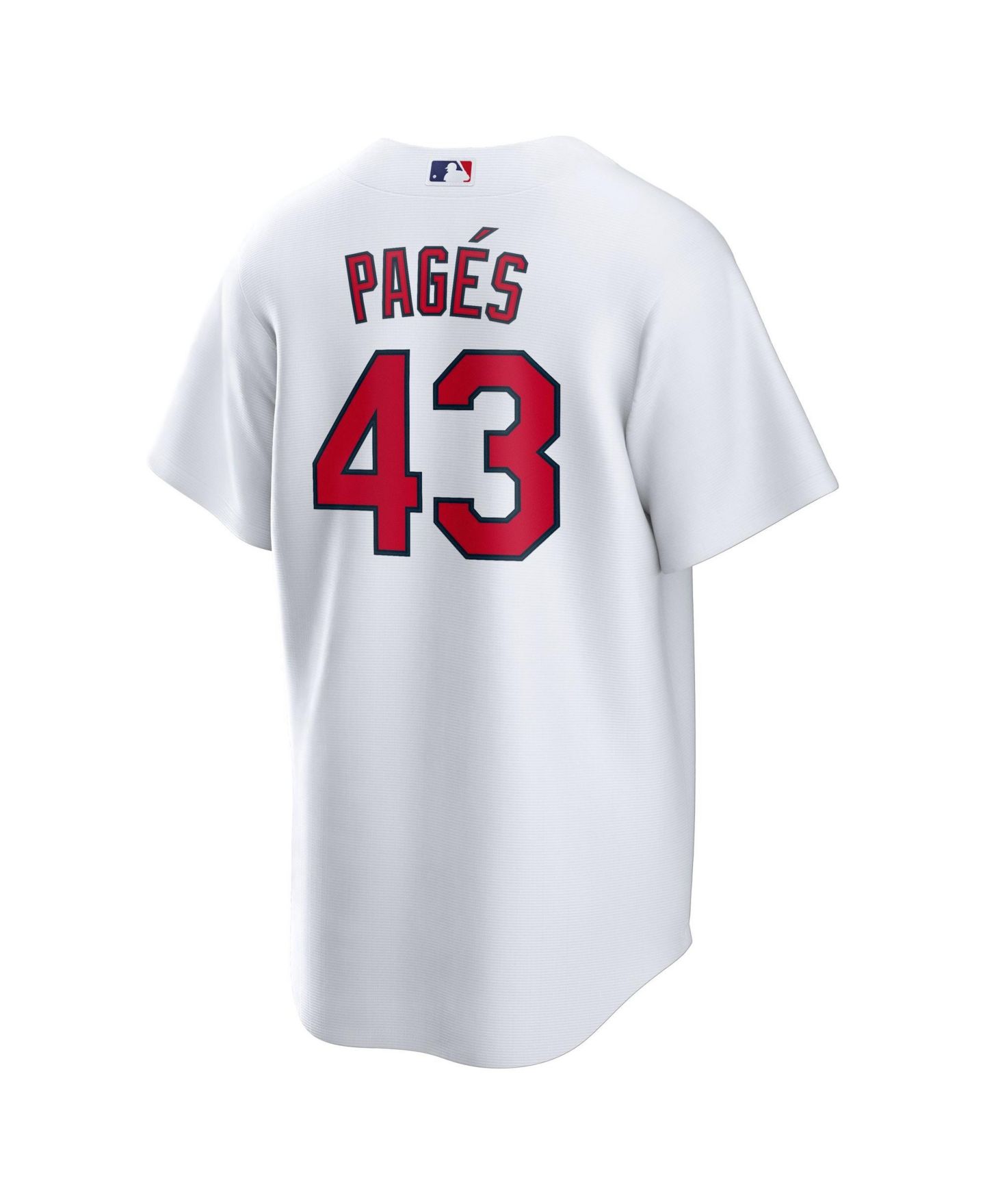 Мужской топ Nike St. Louis Cardinals Pedro Pagés Home Jersey — фото 2