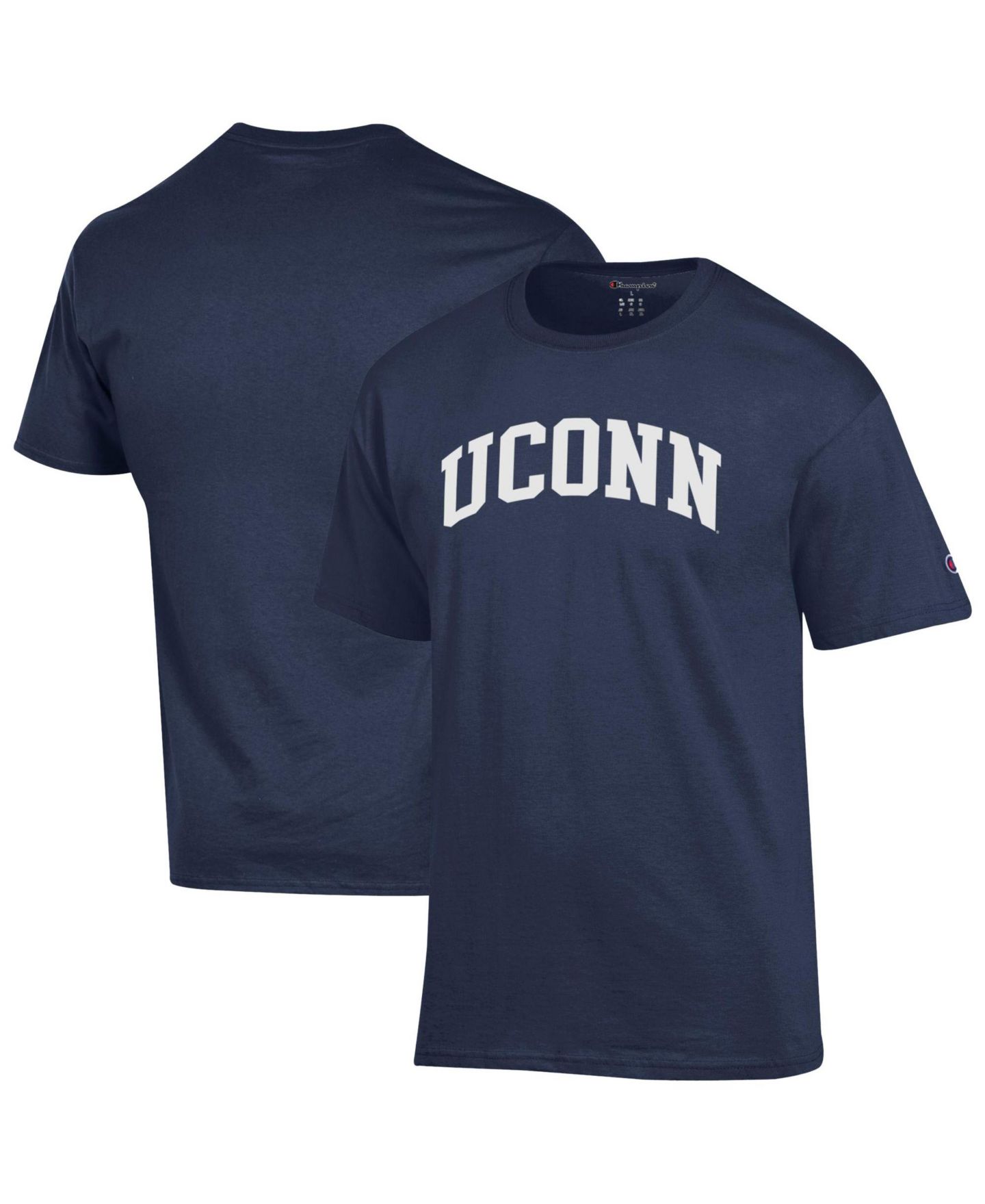 Мужская футболка Champion UConn Huskies Basic Arch Screen Print Graphics — фото 1