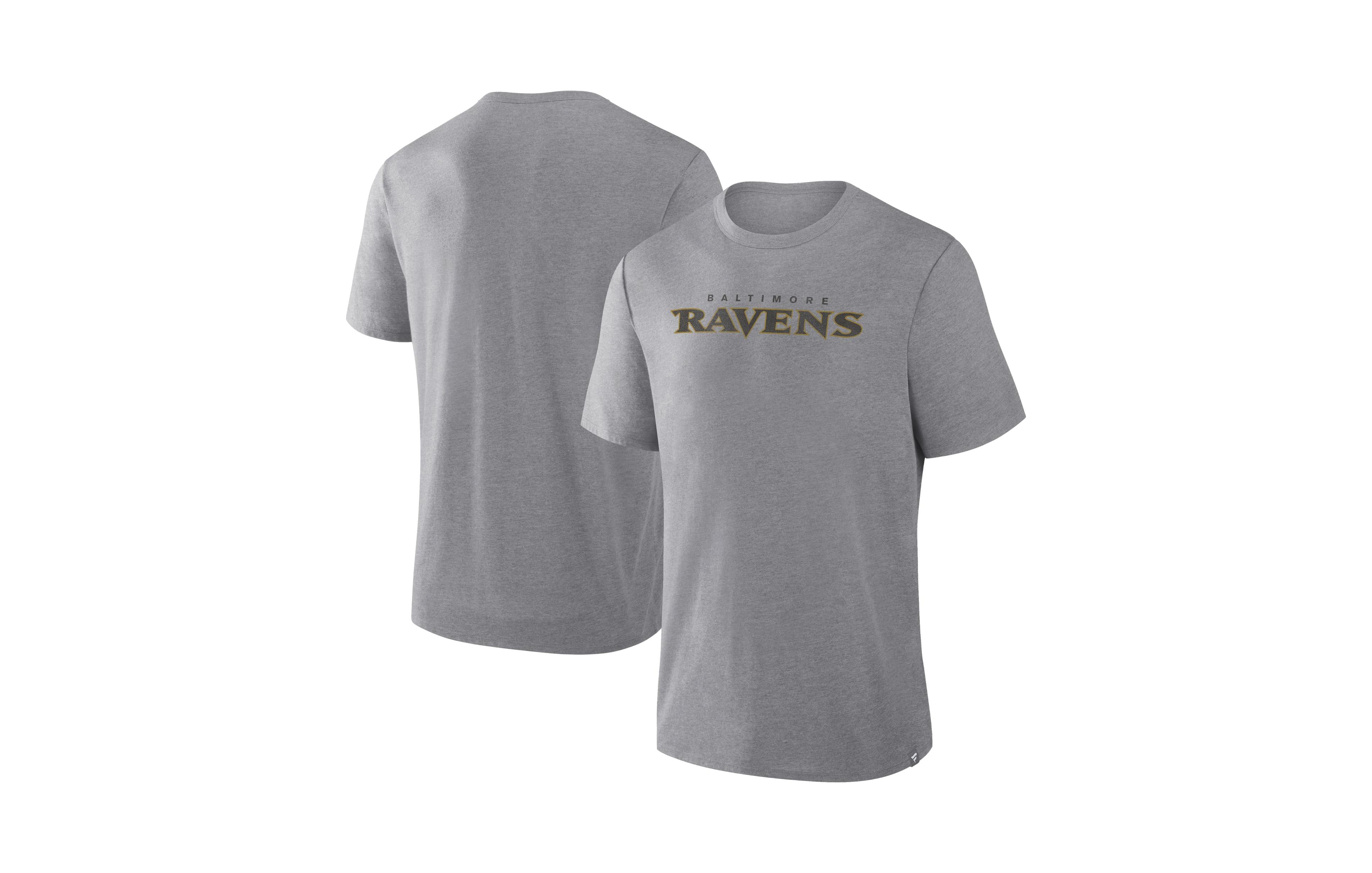 Fanatics Men's Pass Rush Baltimore Ravens Tri-Blend Classic-Fit T-Shirt