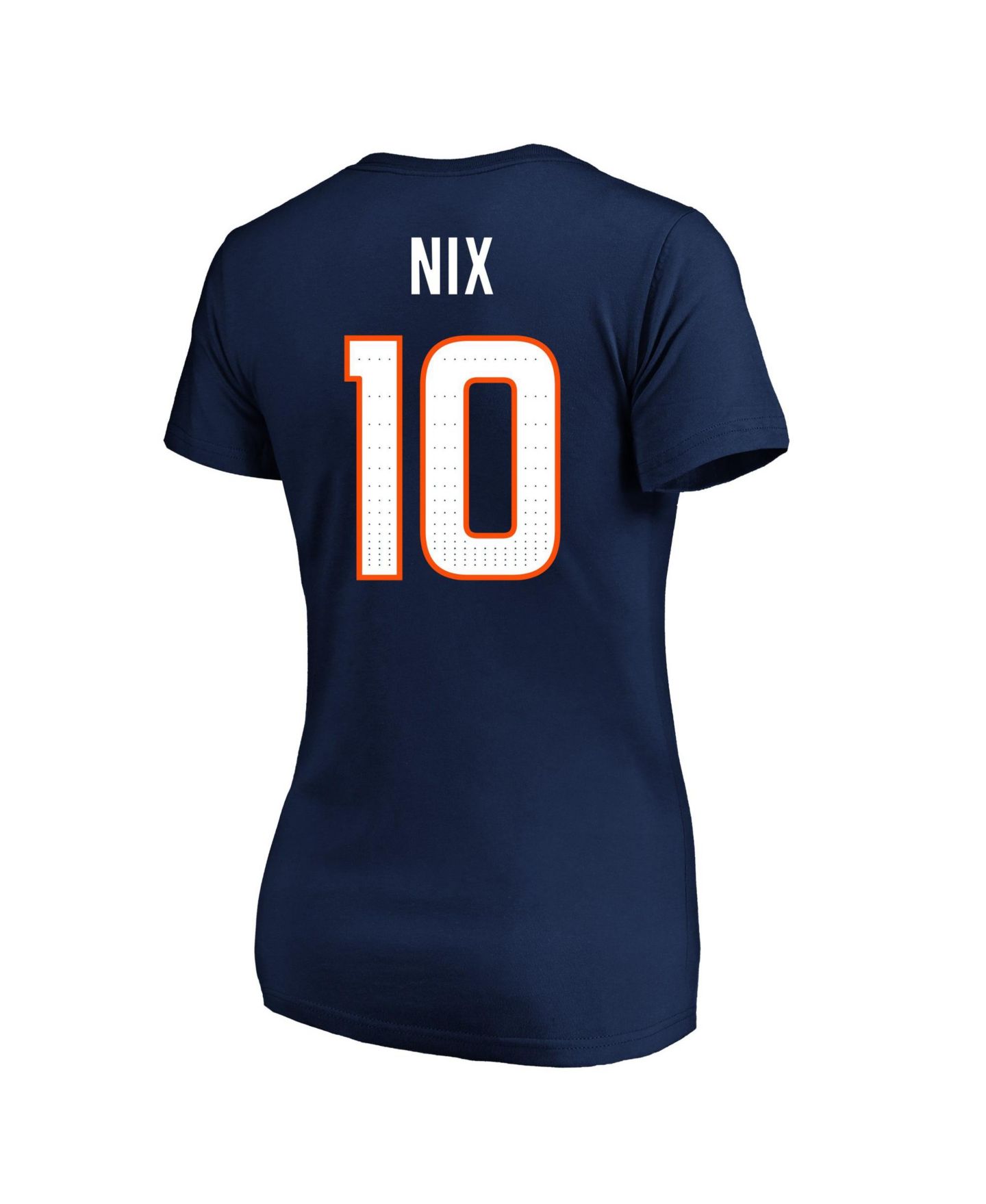 Женская футболка Fanatics Plus Size Denver Broncos Bo Nix V-Neck — фото 2