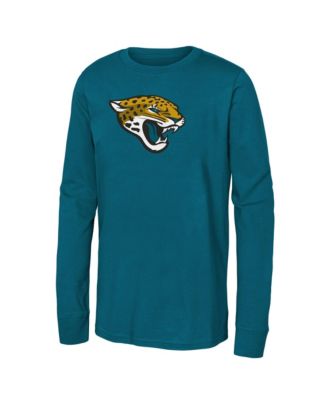 Big Boys and Girls Jacksonville Jaguars Long Sleeve Screen Print T-Shirt