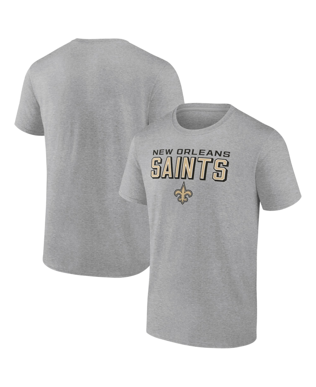 Fanatics Mto Label Men's Heather Gray New Orleans Saints Swagger T-Shirt