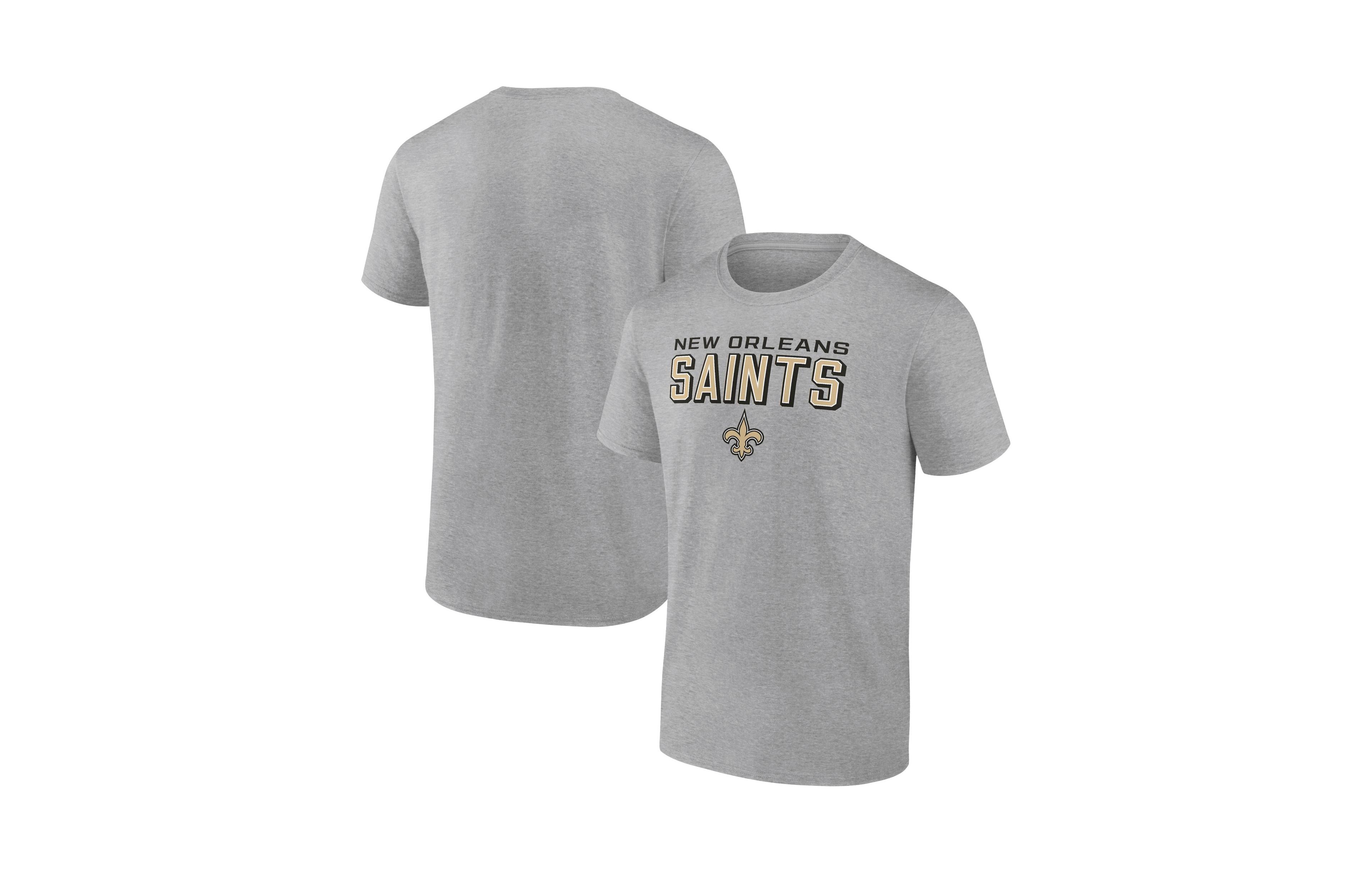 Fanatics Mto Label Men's Heather Gray New Orleans Saints Swagger T-Shirt