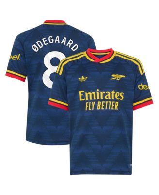 Boys' and Girls' Arsenal FC Martin Ødegaard Bruised Banana Away Replica Jersey