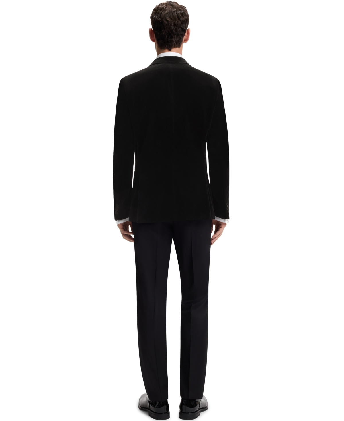 Boss by Hugo Men's Cotton Velvet Slim-Fit Tuxedo Jacket