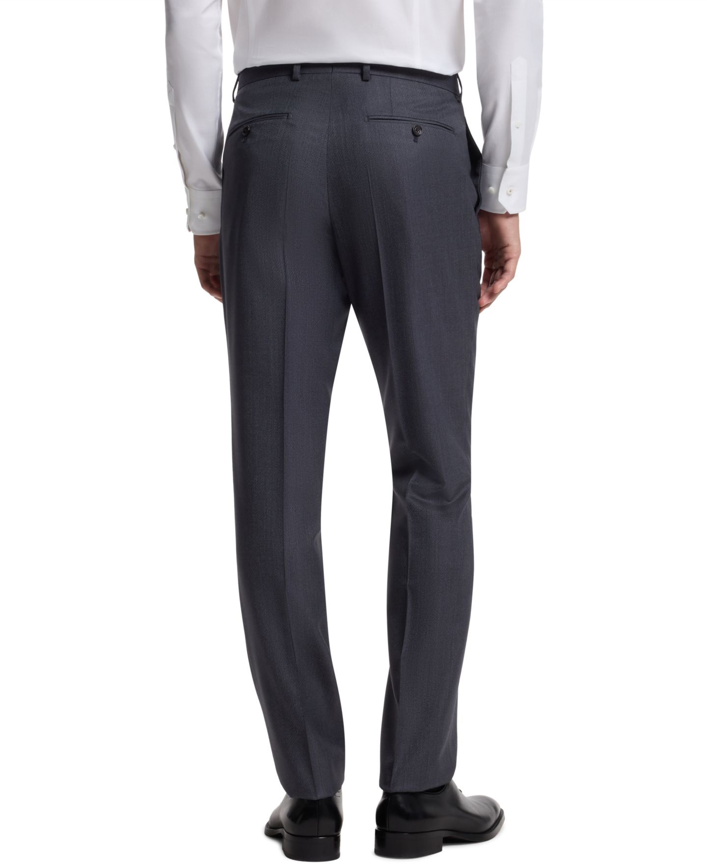 Мужские комплекты Hugo Boss BOSS by Wool 2-Piece Regular-Fit Suit, цвет: Тёмный синий — фото 5