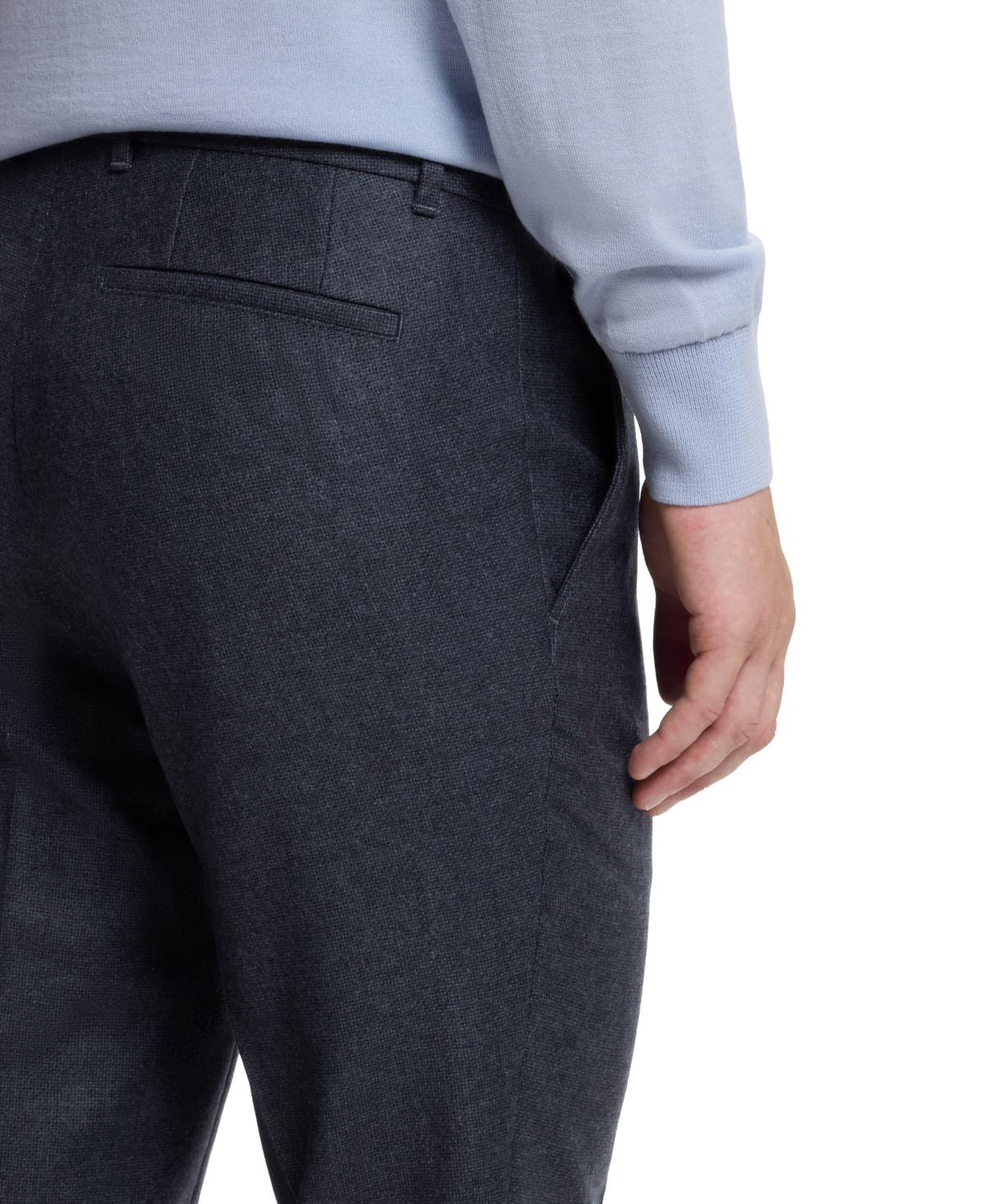 Boss by Hugo Men's Wool Slim-Fit Patterned Pants