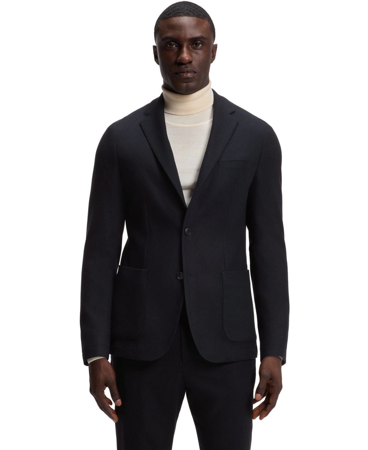 Hugo Boss Boss By  Men's Washable Performance-stretch Slim-fit Blazer In Dark Blue