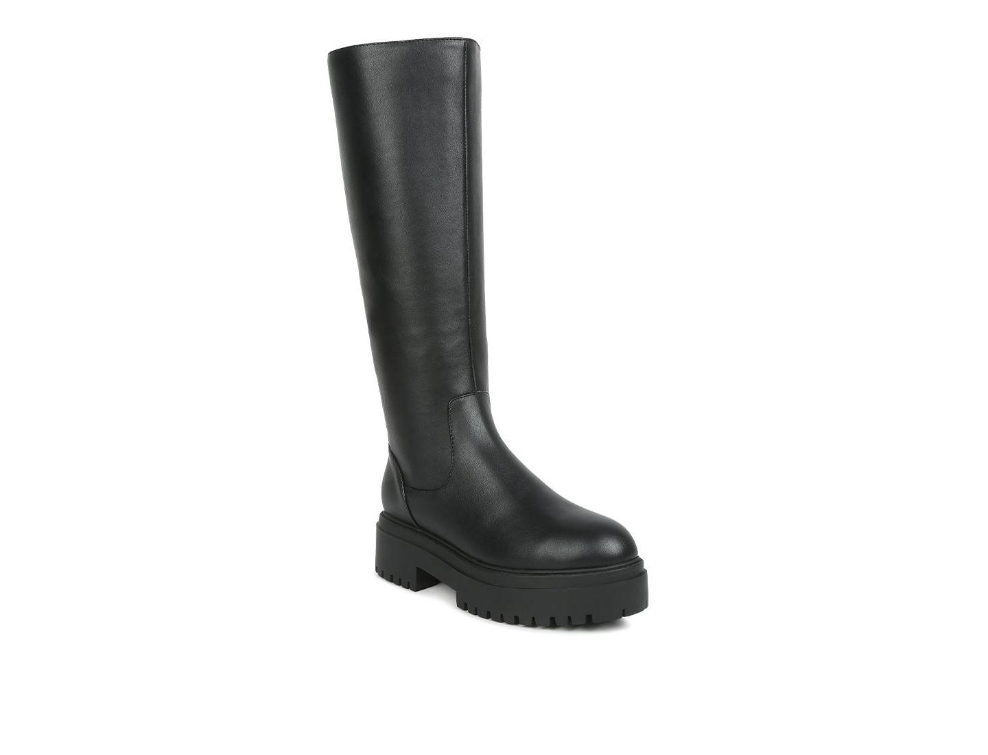 Женские ботинки London Rag Axle Knee Boot, цвет: Чёрная искусственная кожа — фото 3