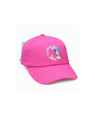 Baby Girls Dolphin Daydream Bow Baseball Hat