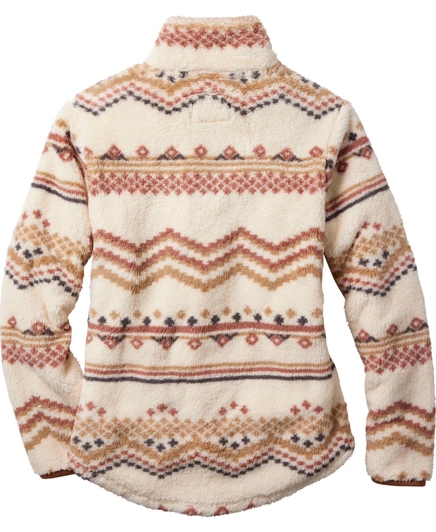 Женский свитер Legendary Whitetails Fuzzy Hide Fleece Quarter-Zip Mock-Neck Pullover, цвет: Country Comfort — фото 4