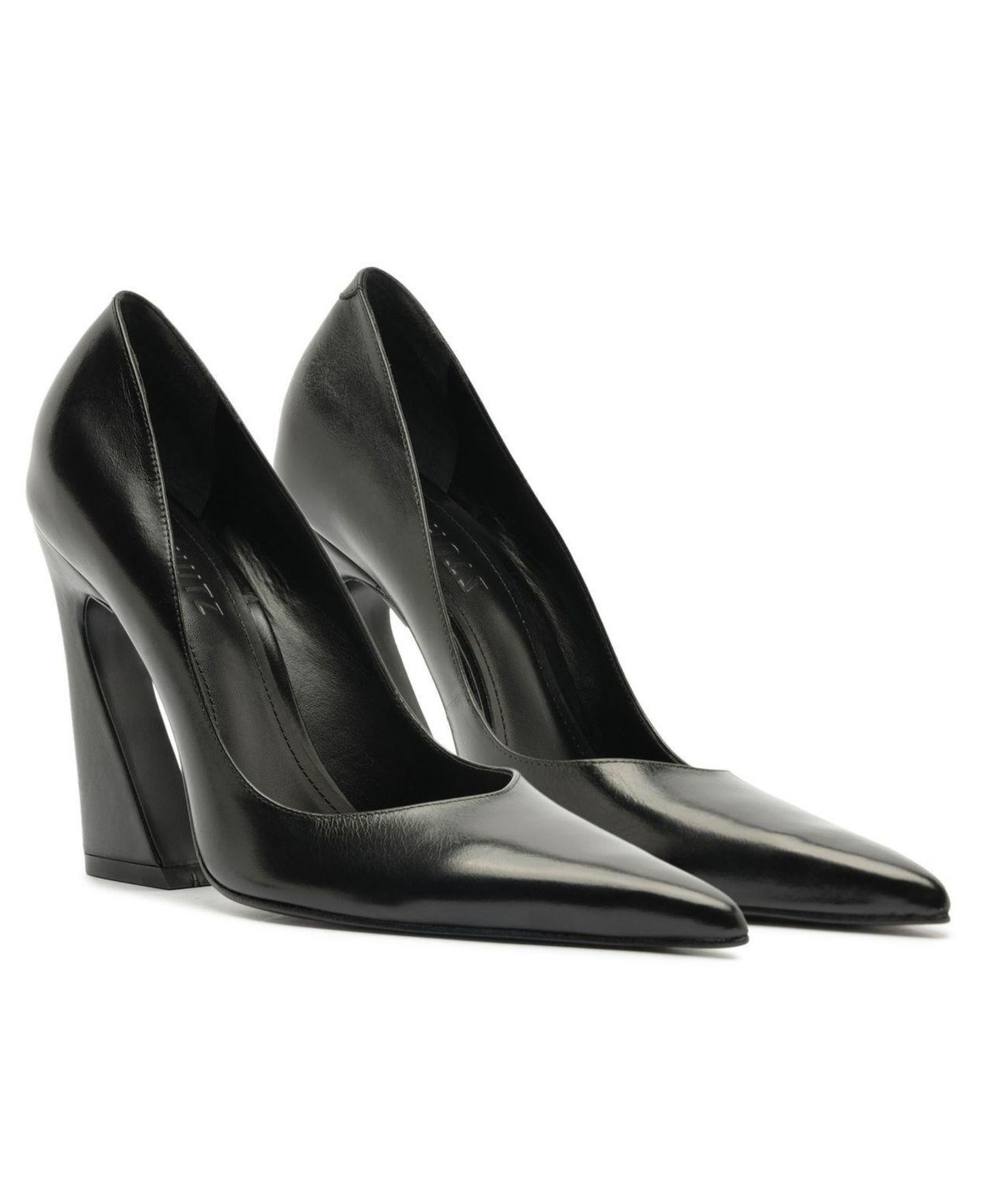 Женские туфли Schutz Lexi Block Pointed Toe Pumps, цвет: Чёрный — фото 10