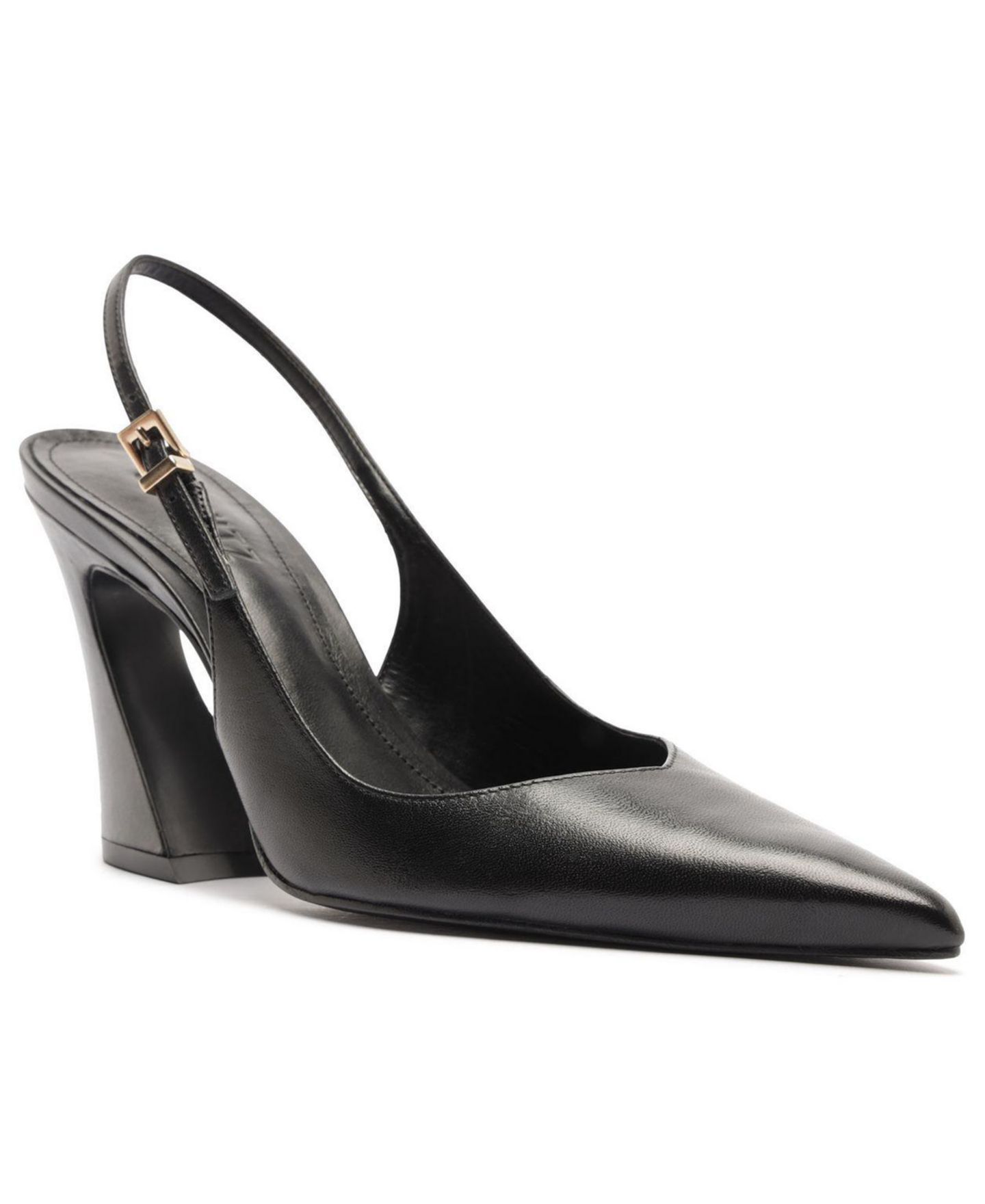 Женские туфли Schutz Lexi Slingback Block Pumps, цвет: Чёрный — фото 1