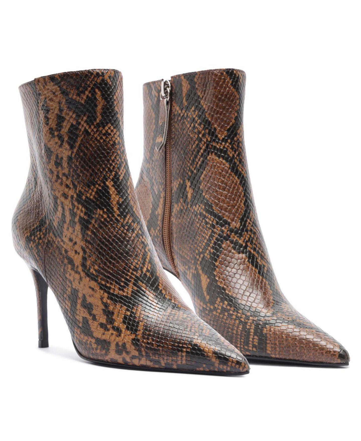 Женские ботинки Schutz Mikki Pointed Toe Dress Booties, цвет: С принтом — фото 6
