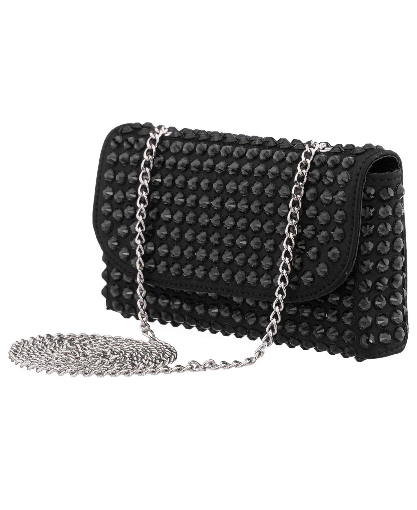 Женская сумка Nina Bixby Crystal Trim Mini Crossbody Handbag, цвет: Чёрный — фото 3