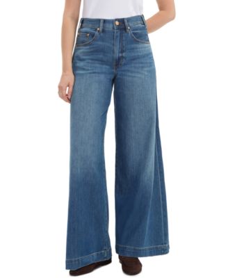 Women's High-Rise Wide-Leg Relaxed Denim Jeans