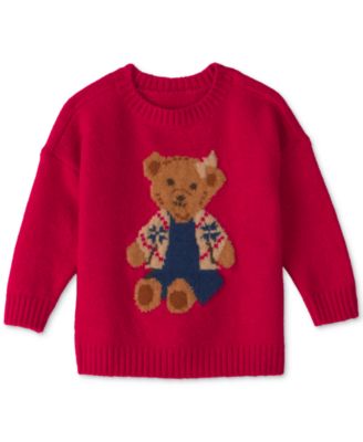 Baby Girls' Long-Sleeve Crew Neck Sweater