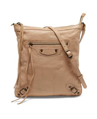 Classic Studded Leather Crossbody Bag