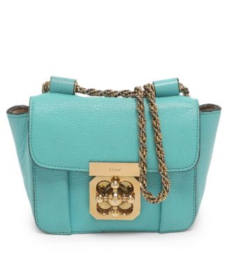 Women's Elsie Mini Turquoise Leather Crossbody Bag