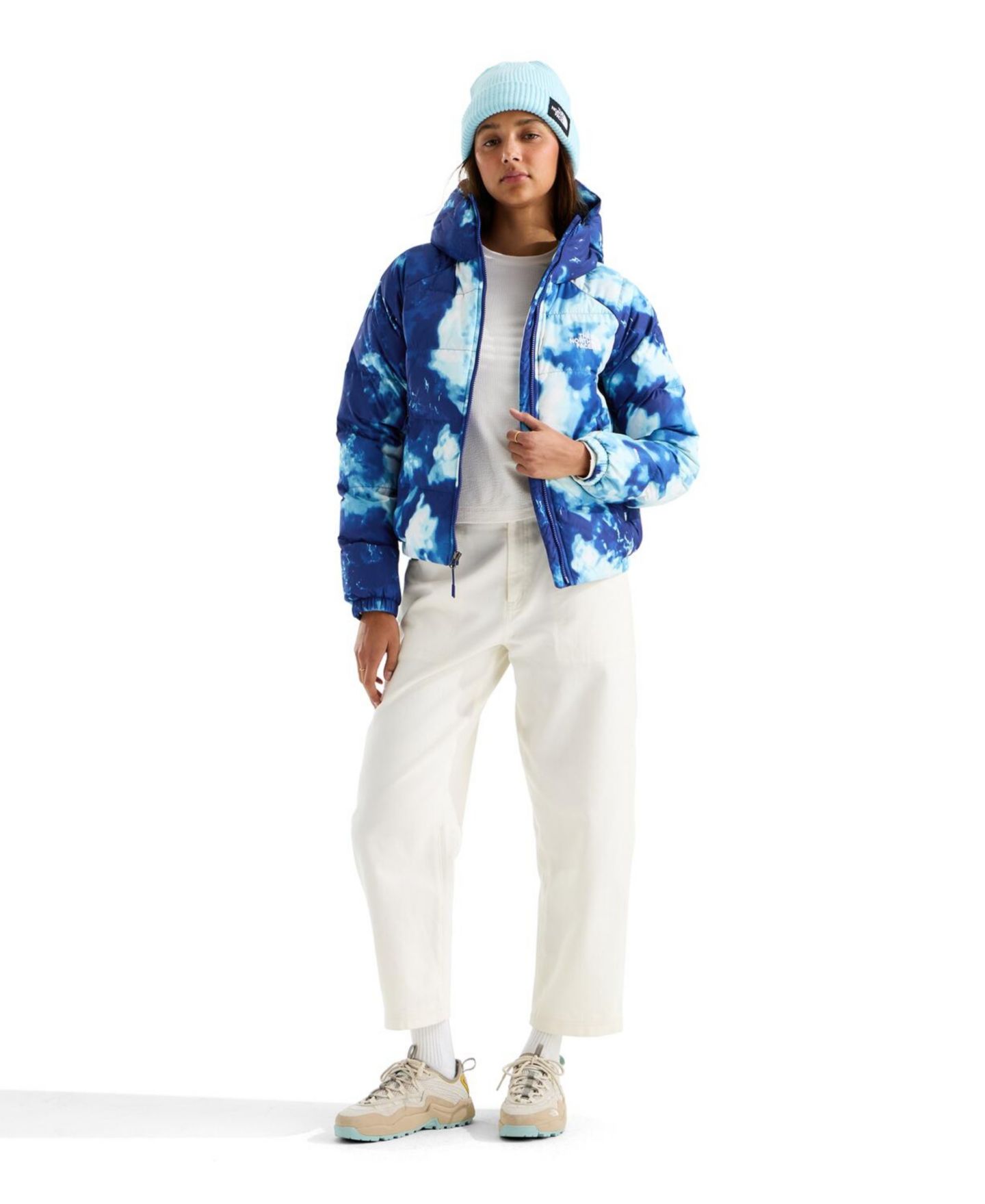 Женская куртка The North Face Hydrenalite Hooded Down Jacket, цвет: Насыщенный синий — фото 2