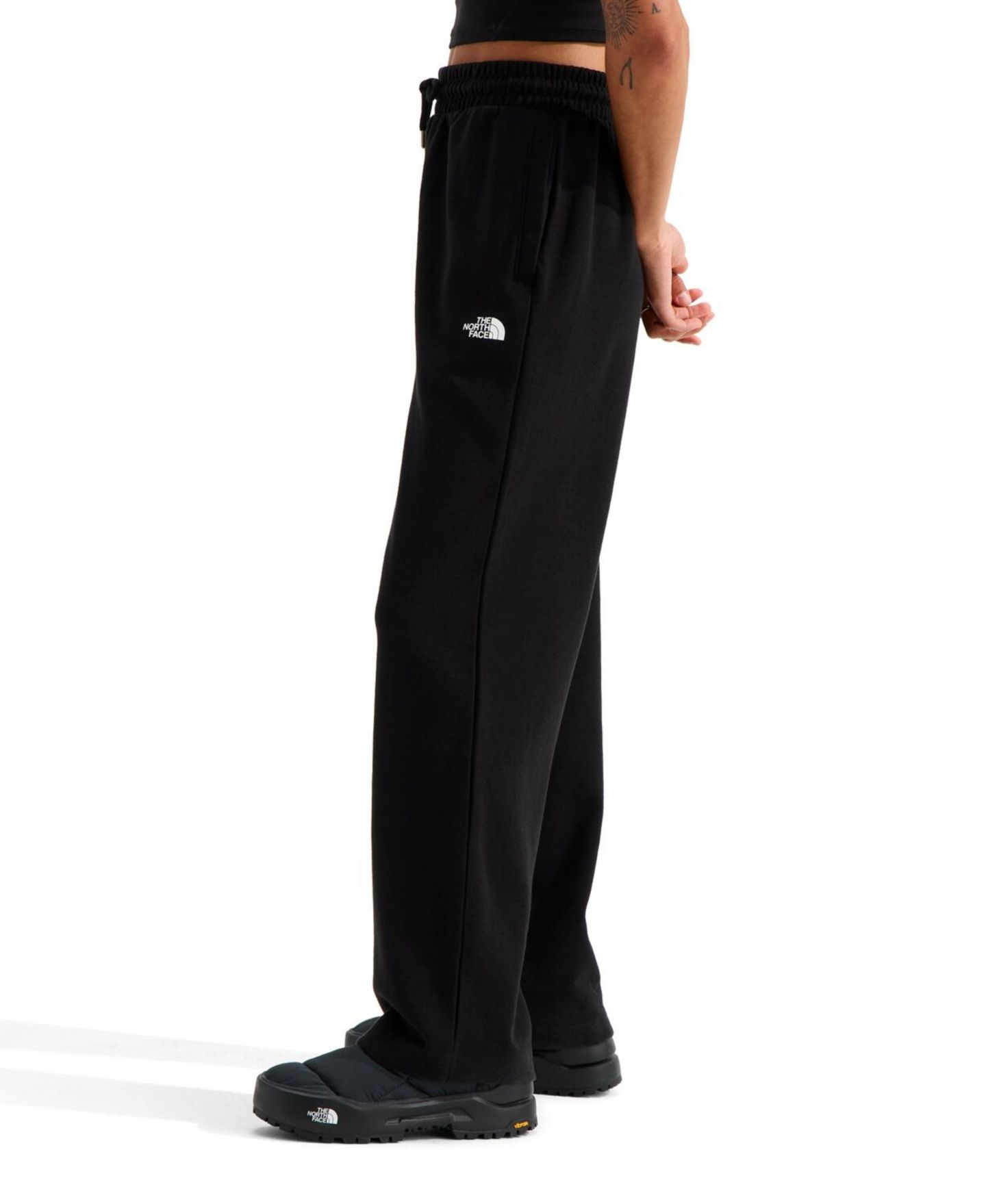 Женские брюки The North Face Double Knit Wide-Leg, цвет: Чёрный — фото 3
