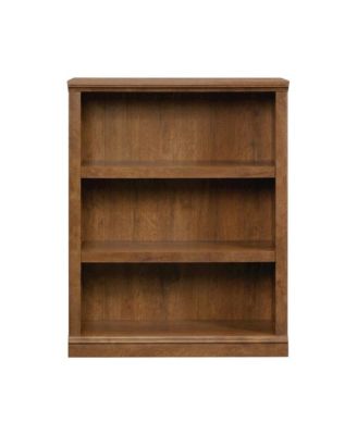 Oiled Oak Finish Storage Bookcase with Open Shelving for Living Room