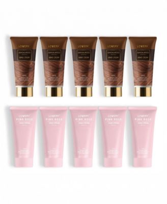 10-Pc. Mini Sandalwood and Rose Scented Hand Creams Gift Set
