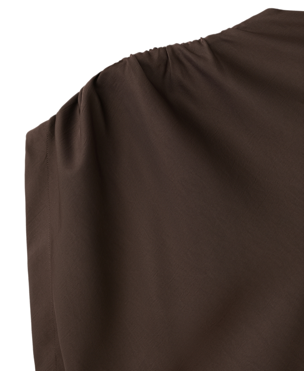 Mango Women's One-Shoulder Asymmetric Ruched Dress