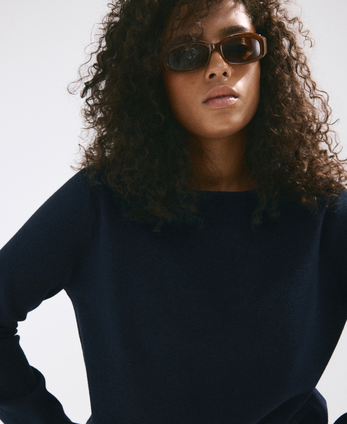 Mango Women's Fine-Knit Boat-Neck Lightweight Sweater