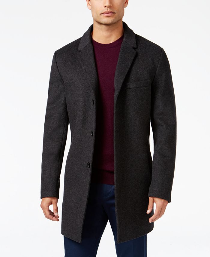 Michael Kors Michael Kors Men's WaterResistant SlimFit Overcoat with