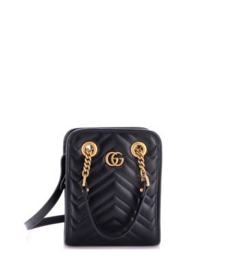Mini GG Marmont Handle Crossbody Bag Matelasse Leather