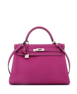 Pre-Owned Hermes Candy 32 Handbag Epsom