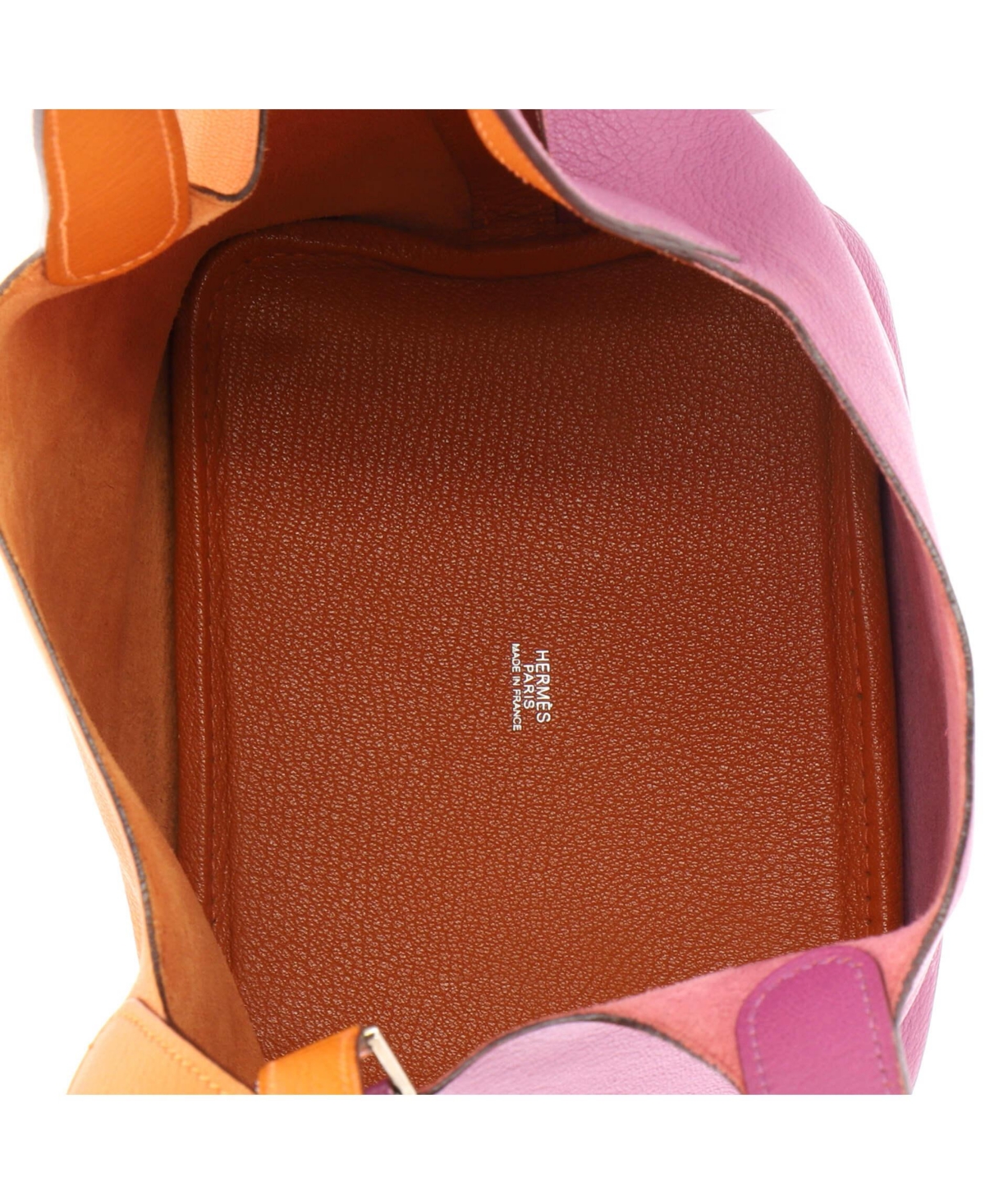 Pre-Owned Hermes Pm Casaque Picotin Lock Bag Clemence