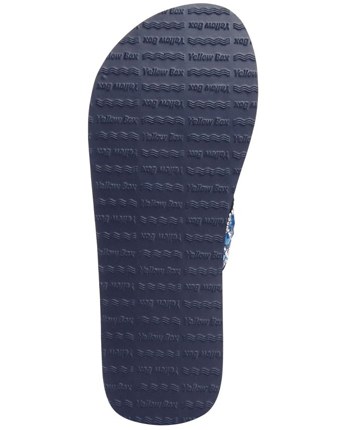 Macy's yellow box flip cheap flops