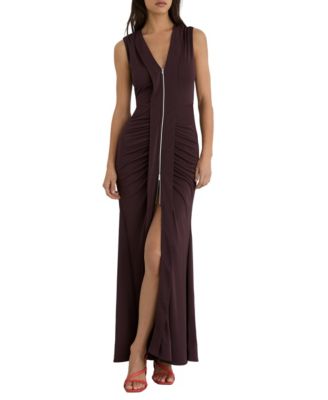 Women's Scarlett Ruched Body-Con Crepe-Jersey Maxi Dress