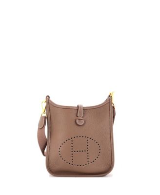 Pre-Owned Hermes TPM Evelyne Bag Gen III Clemence